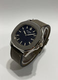 Patek Philippe Strap Grey Watch with Magnetic Lock